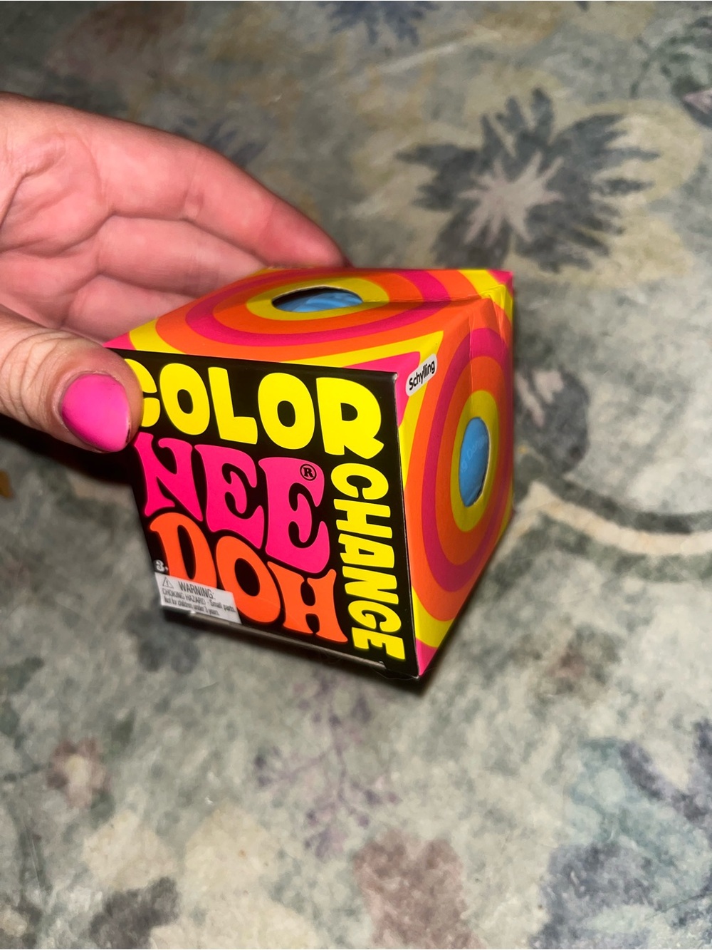 Color Change NeeDoh Stress Ball Toy - blue